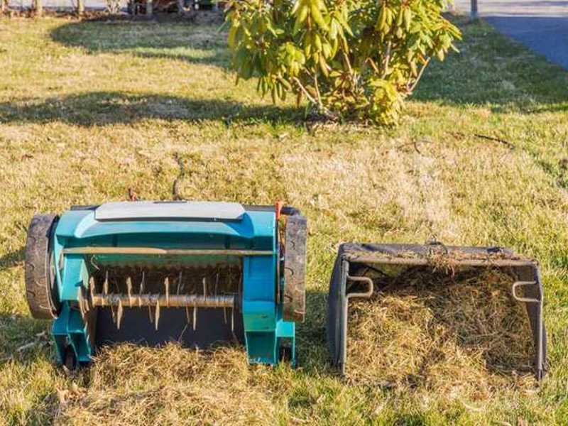 Prezračevalnik za travo za večje površine